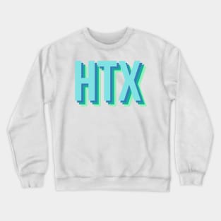 HTX in blue Crewneck Sweatshirt